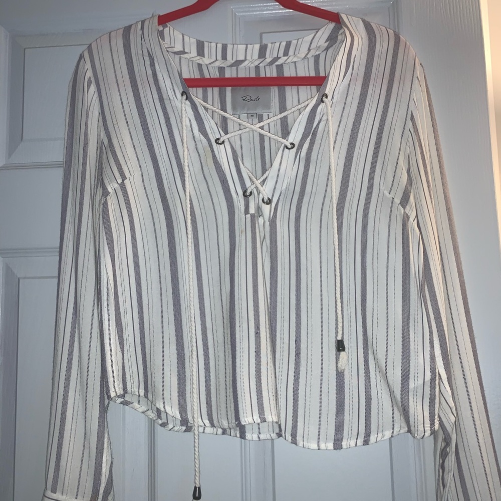 Rails Lace Up Shirt